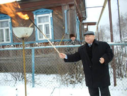В Порецком районе в канун выборов завершена газификация еще одного крупного села