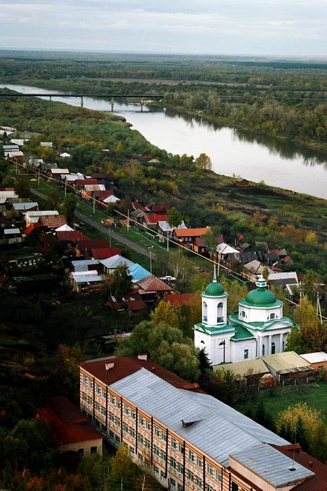 Порецкое с высоты птичьего полёта