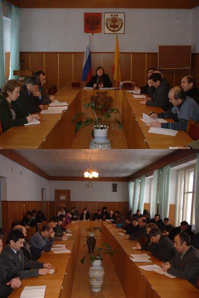 Очередное расширенное заседание администрации Урмарского района