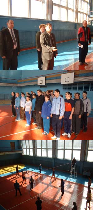 Соревнования по волейболу среди работников учебно-воспитательных учреждений Урмарского района