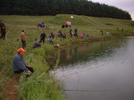 30 июля в Урмарском районе прошли районные лично-командные соревнования по рыбному лову