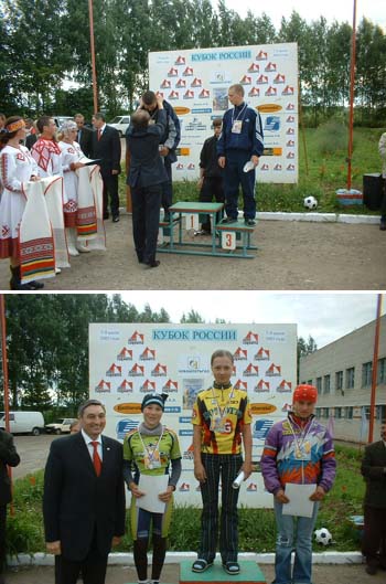 09:35 Подведены итоги первого дня Всероссийских соревнований по маунтинбайку