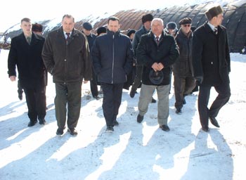 C рабочим визитом Урмарский район посетил Президент Чувашской Республики Н.В.Федоров