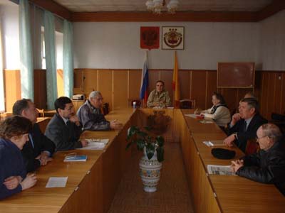 Заседание Урмарского районного Совета ветеранов войны и труда