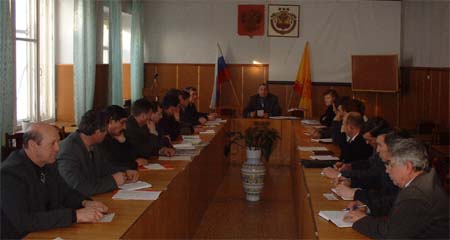 Cостоялось совещание глав поселковой и сельских администраций Урмарского района