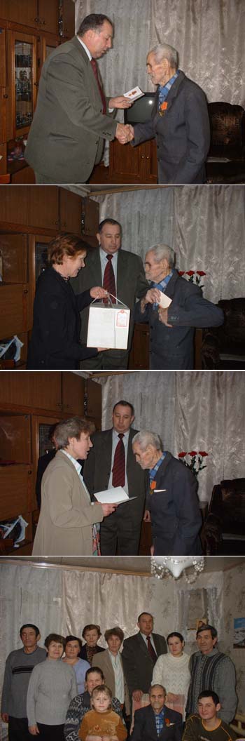 18:21 Герой Социалистического труда СССР К.Н. Николаев отметил  свое  98-летие со Дня рождения