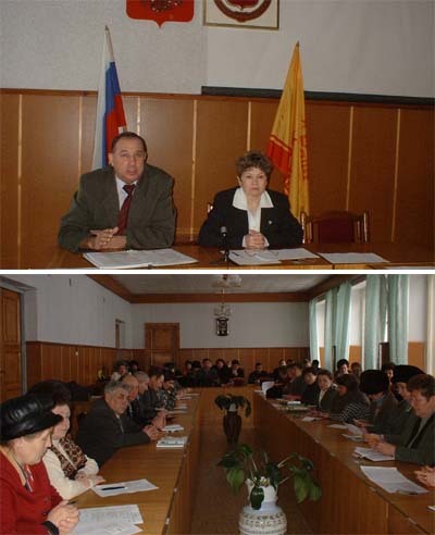 На заседании Урмарского районного Cовета женщин