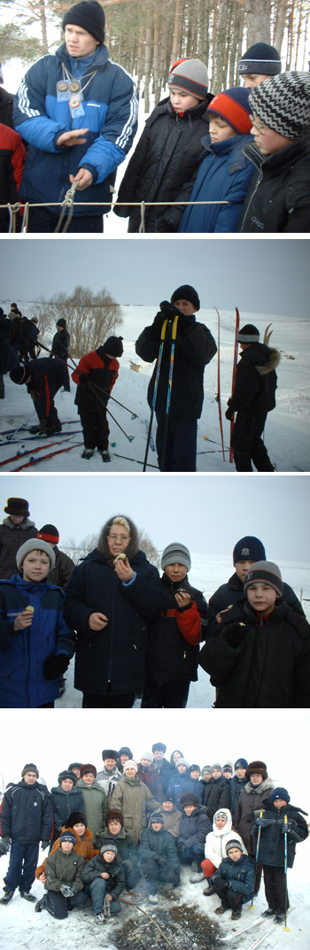 В Урмарах для детей с девиантным поведением был организован лыжный туристический поход по программе "Школа выживания"