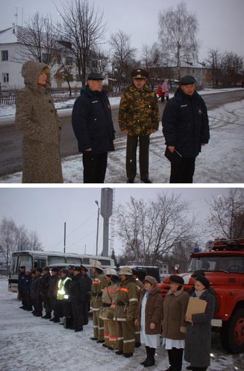 В Урмарах состоялся смотр готовности сил и средств, привлекаемых в районе к выполнению мероприятий по ликвидации чрезвычайных ситуаций
