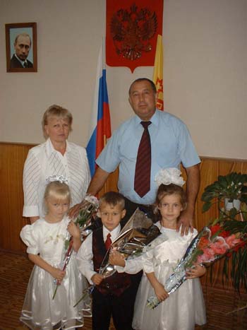 Малыши на приеме у главы администрации Урмарского района