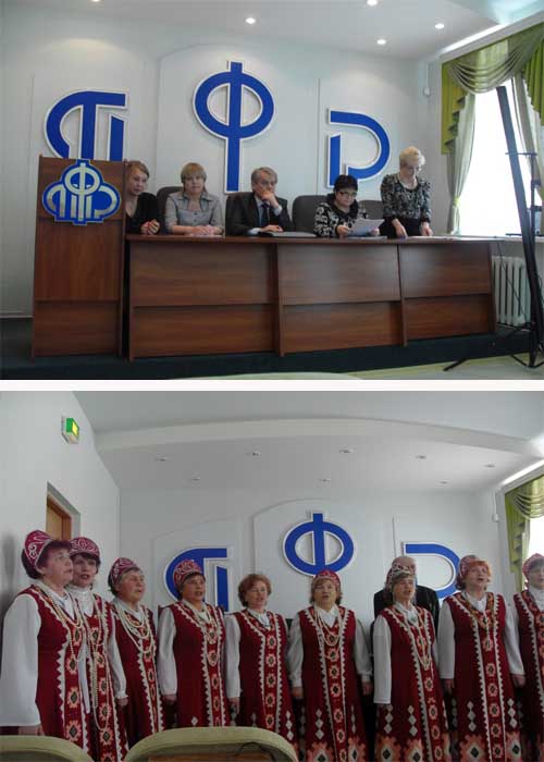 Собрание местного отделения общественной организации «Союз пенсионеров России» в Цивильском районе