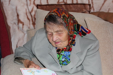 16:42 100-летний юбилей жительницы Цивильского района
