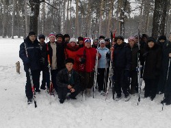 Состоялся лыжный забег среди сотрудников Шемуршинской районной больницы