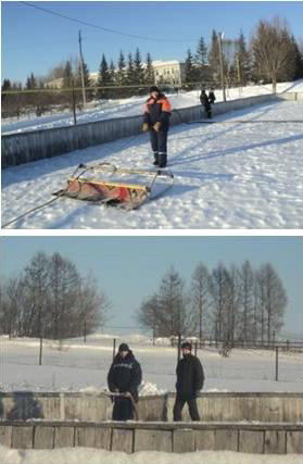 В Карабай-Шемуршинской школе готовят ледовый каток