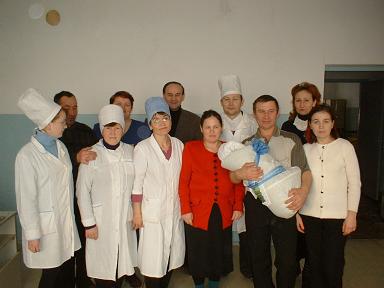 Торжественная регистрация первого новорожденного в Шемуршинском районе.