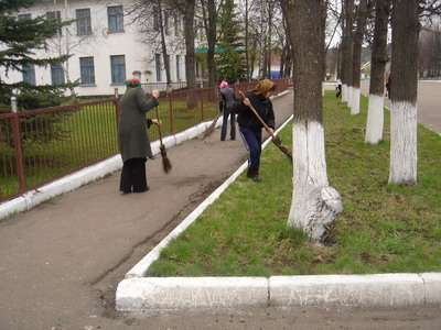 09:12 В преддверии великого праздника - общерайонный субботник