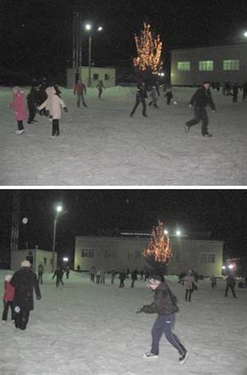 09:16 В новогодние каникулы ледовые катки шумерлинцы посещают семьями