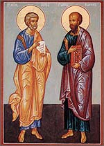 Сегодня - день святых первоверховных апостолов Петра и Павла