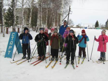 В МОУ «Туванская ООШ» прошёл школьный этап «Лыжни России 2009»