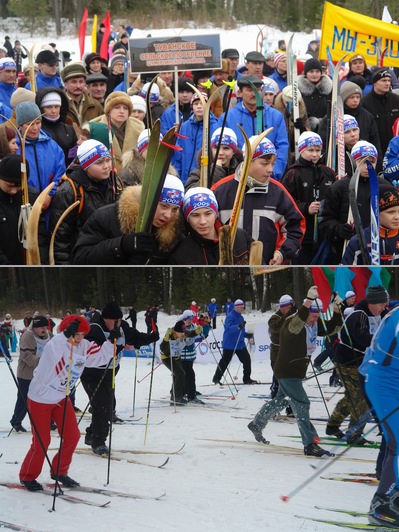 10:22 Шумерлинский район: на "Лыжню России -2009 "  встали все любители зимнего спорта