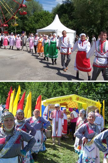 Народный фольклорный коллектив "Шанчăк" принял участие в праздничном концерте