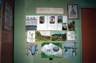 Эксклюзивный вернисаж молодой художницы В.Скрипковой в Торханской сельской библиотеке Шумерлинского района