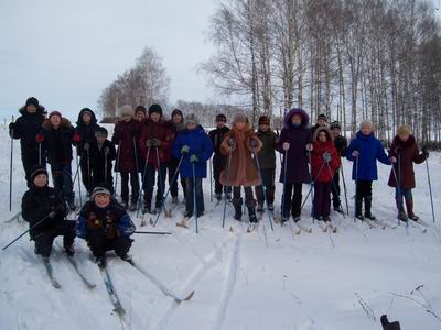 Гимназисты активно готовятся к массовым лыжным гонкам "Лыжня России - 2009"