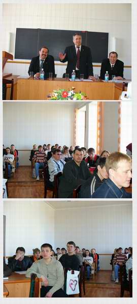 16:42 В Чувашской сельхозакадемии прошла встреча студентов из Шумерлинского района с главой района Мурашкиным В.А.