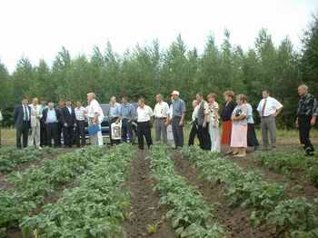 Делегация Шумерлинского района участница республиканского семинара-совещания по возделыванию картофеля
