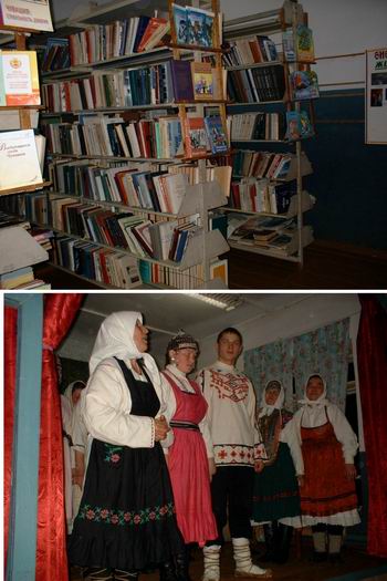 В Ядринском районе состоялось открытие Ойкасинской библиотеки-клуба.