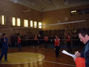 Турнир по волейболу среди девушек в Ядринском районе.