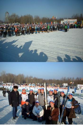 11:42 Более 100 лыжников Ядринского района приняли участие в лыжной гонке «Лыжня России-2005»