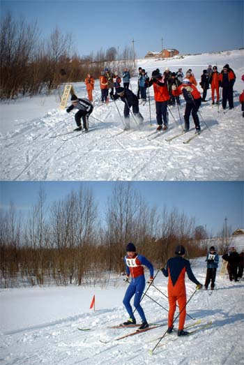 В Ядрине состоялось первенство района по лыжным гонкам