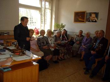 Состоялась встреча с ветеранами города Ядрин