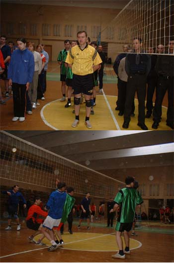 В Ядрине прошли зональные республиканские соревнования по волейболу