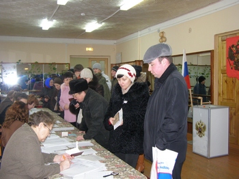 16:50 На 16:30 по Ядринскому району проголосовало 64,77 % избирателей