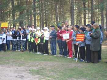 Команда учащихся Большечурашевской школы - победитель XXIII Республиканского слёта школьных лесничеств