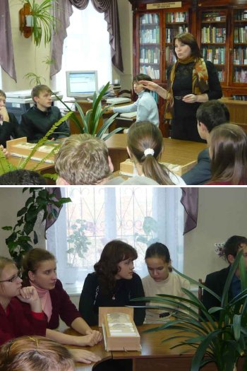 Цикл уроков информационной культуры проходит в центральной библиотеке г. Ядрина