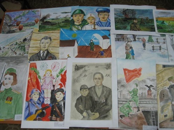 Наследники Победы отразили Великую Отечественную войну в рисунках