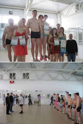 Соревнования по плаванию в рамках акции «Молодёжь за здоровый образ жизни»