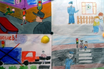 В рамках акции "Милиция и дети" конкурс рисунков «Милиция глазами ребенка»
