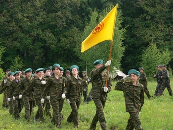 Юнармейцы Ядринского района готовятся к военизированным играм