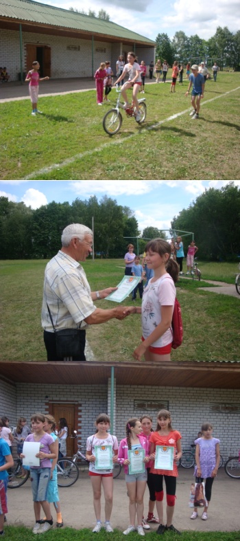 Соревнования по дуатлону среди летних пришкольных лагерей Ядринского района
