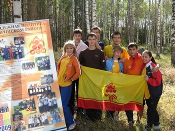Ядринский районный союз молодёжи на республиканском спортивно-туристическом фестивале «Властелин горы»