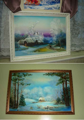 В Ядринской центральной библиотеке продолжается экспонирование живописных картин