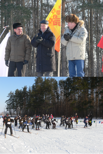 08:21 В Ядринском районе на старт вышли 850 участников «Лыжни России - 2012»