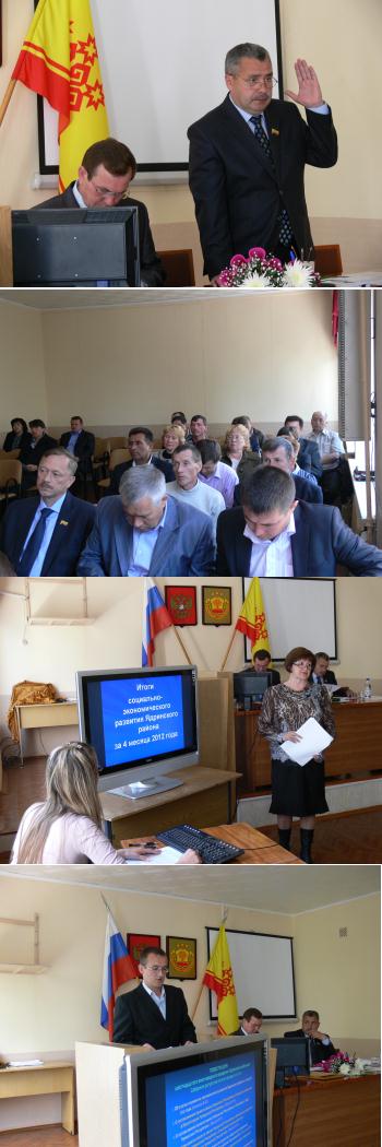 В Ядринском районе состоялось внеочередное заседание Ядринского районного Собрания депутатов