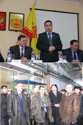 Глав и специалистов сельских поселений впечатлили мощности нового завода по переработке молока в г.Ядрин