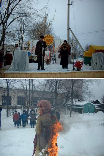 Праздник масленицы в Ядринском районе.