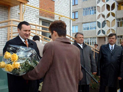 Президент ЧР Н.В. Федоров с рабочим визитом посетил Ядринский район